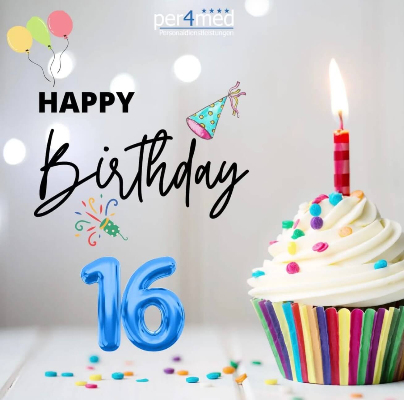 Happy 16th Birthday from per4med