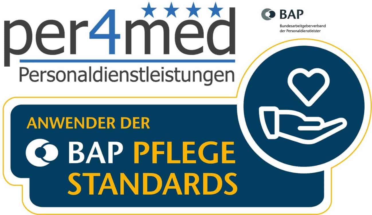 Logo per4med is committed to complying with BAP care standards.